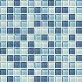 Daltile Color Wave 1" X 1" Mosaic Winter Blues