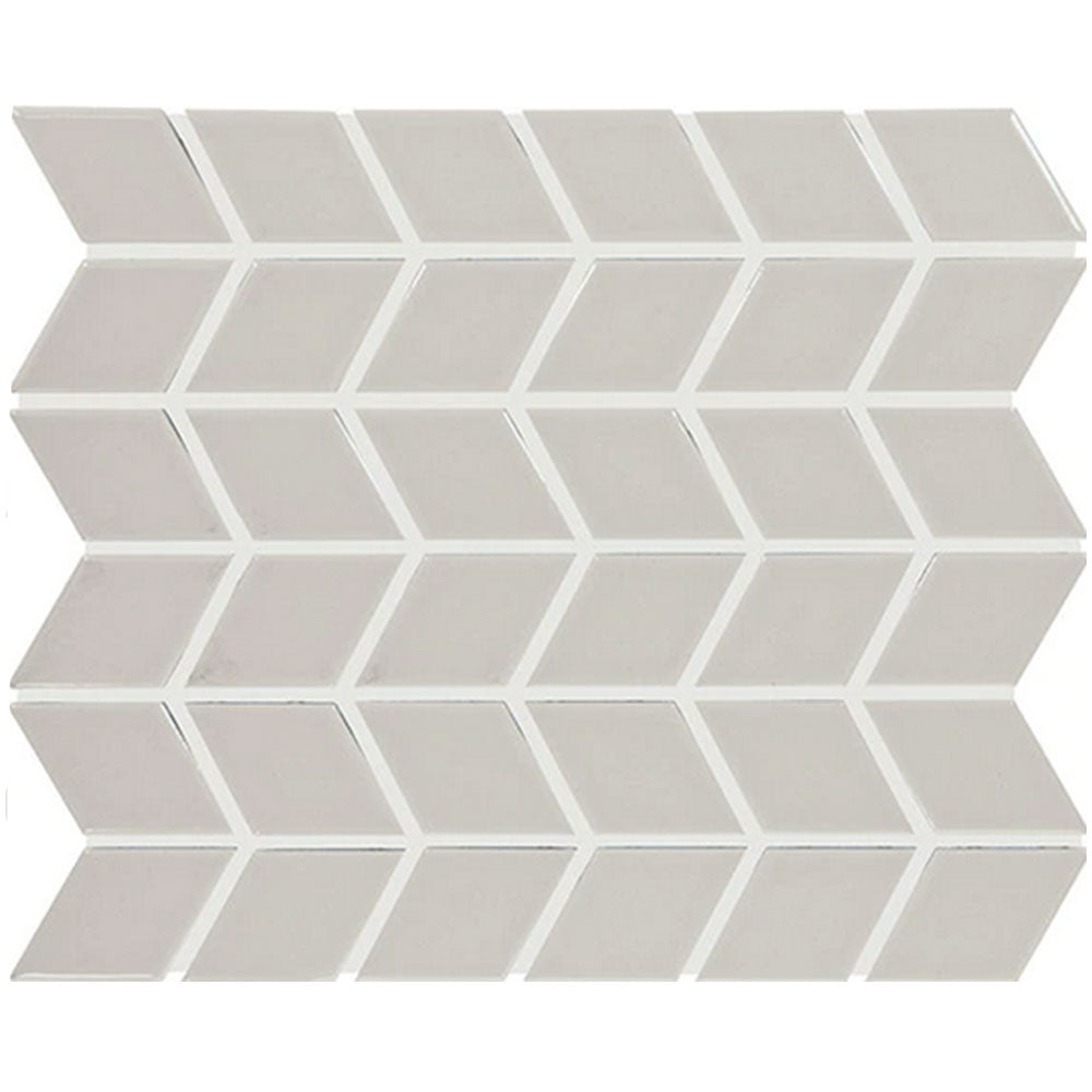 Daltile Color Wheel Retro 2" X 3" Chevron Glossy Desert Gray