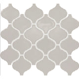 Daltile Color Wheel Retro 3" X 3" Arabesque Glossy Desert Gray