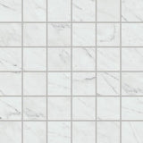 Daltile Marble Attache Lavish 2" X 2" Straight Joint Diamond Carrara