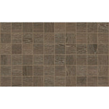 Daltile Emerson Wood 12'' X 24'' Straight Mosaic 2'' X 2'' Matte Hickory Pecan