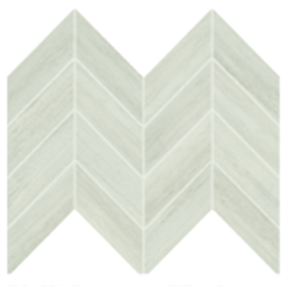 Daltile Articulo 2" X 5" Mosaic Chevron Editorial White