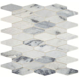 Daltile Sublimity 13" X 12" Elongated Hexagon Cirrus Storm