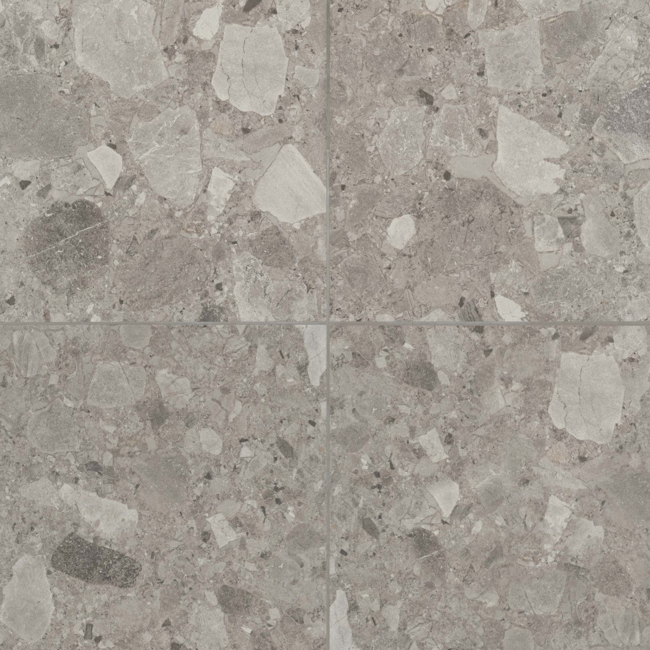 Bedrosians Frammenta 24" x 24" Dark Grey