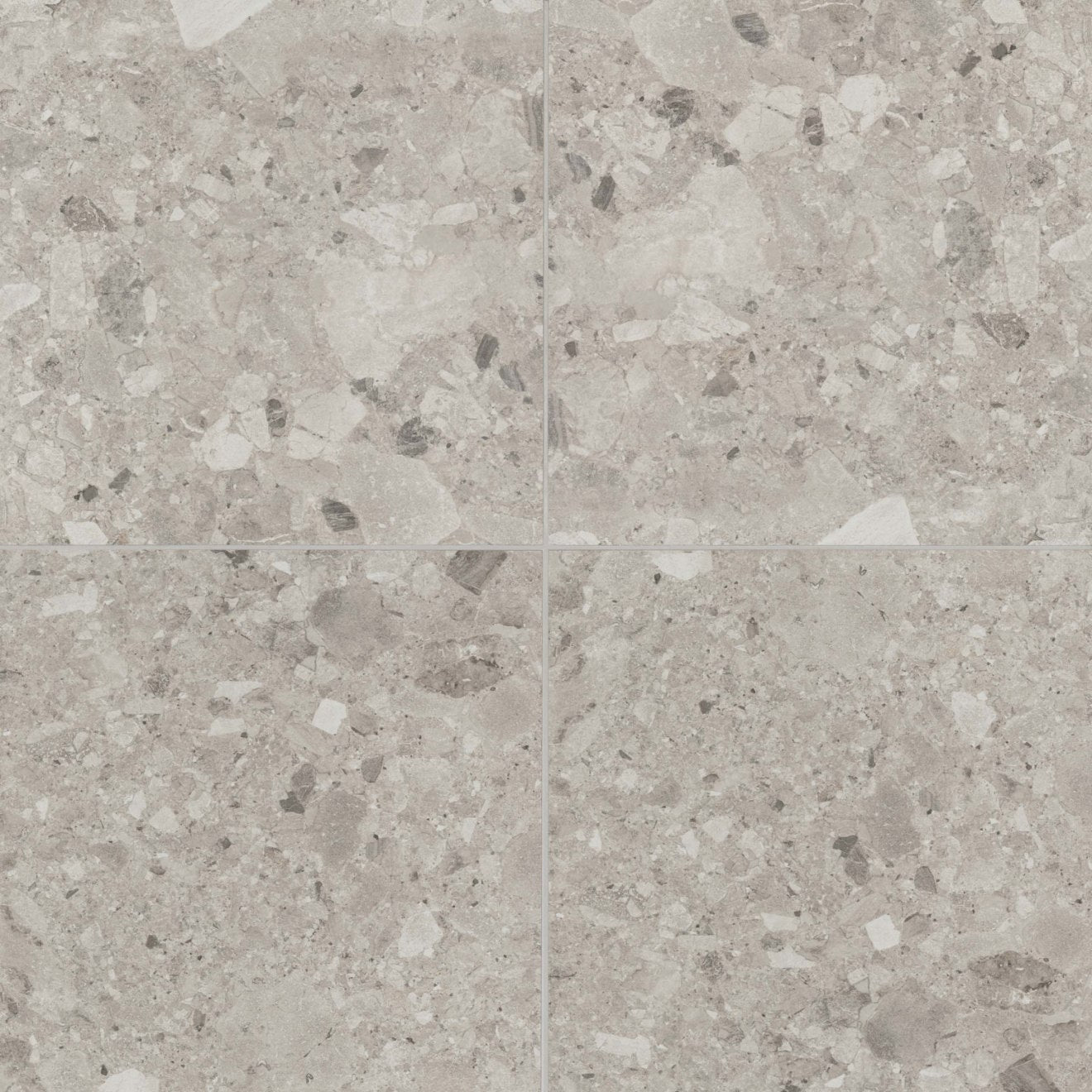 Bedrosians Frammenta 24" x 24" Light Grey