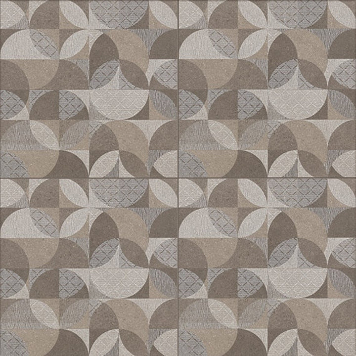 Marazzi Fondamenta 24" X 24"  Dark Grey Deco