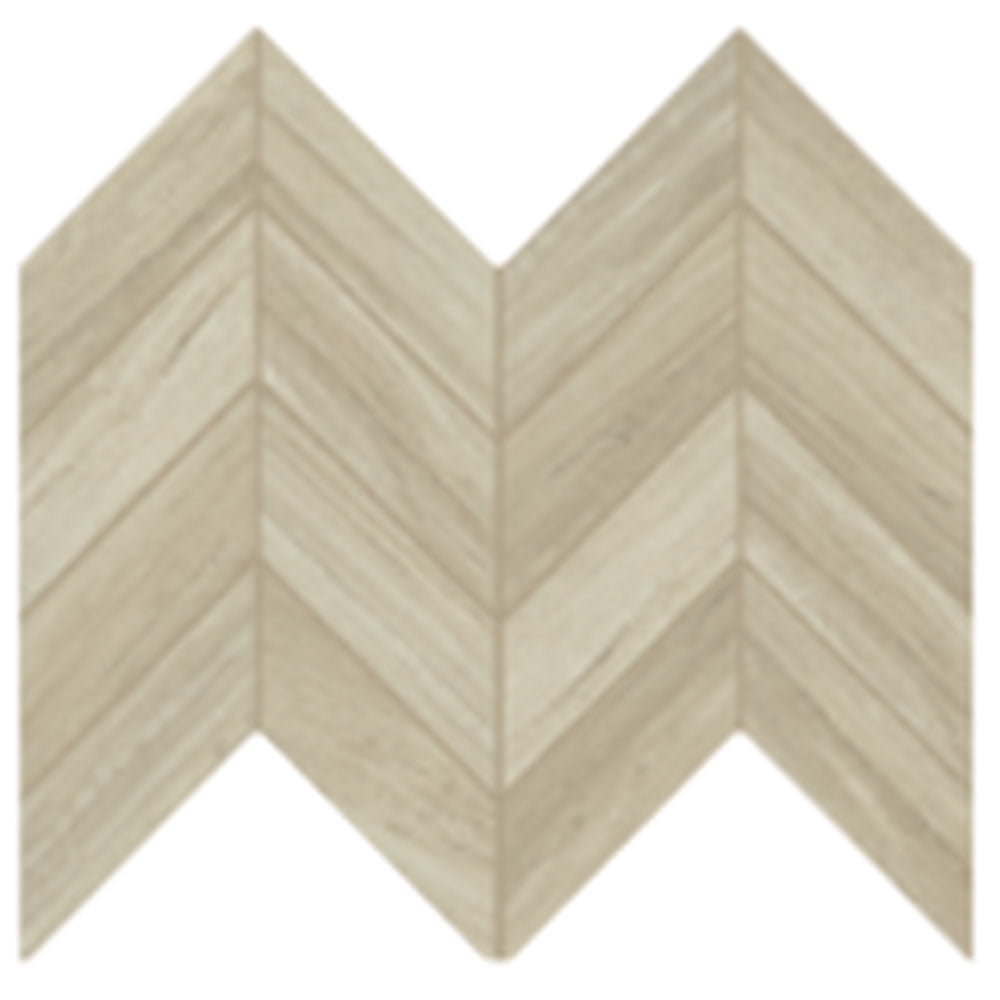 Daltile Articulo 2" X 5" Mosaic Chevron Feature Beige