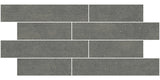 Emser Fixt Cement 12"x24" Linear Mosaic Dark Greige