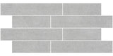 Emser Fixt Cement 12"x24" Linear Mosaic Gray