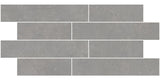 Emser Fixt Metal 12"x24" Linear Mosaic Polished Silver Gray