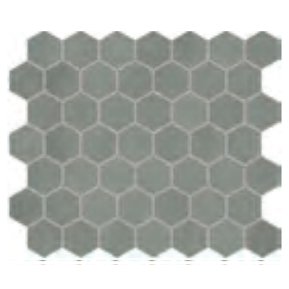 Marazzi Moroccan Concrete 1.5" Hexagon Mosaic Gray