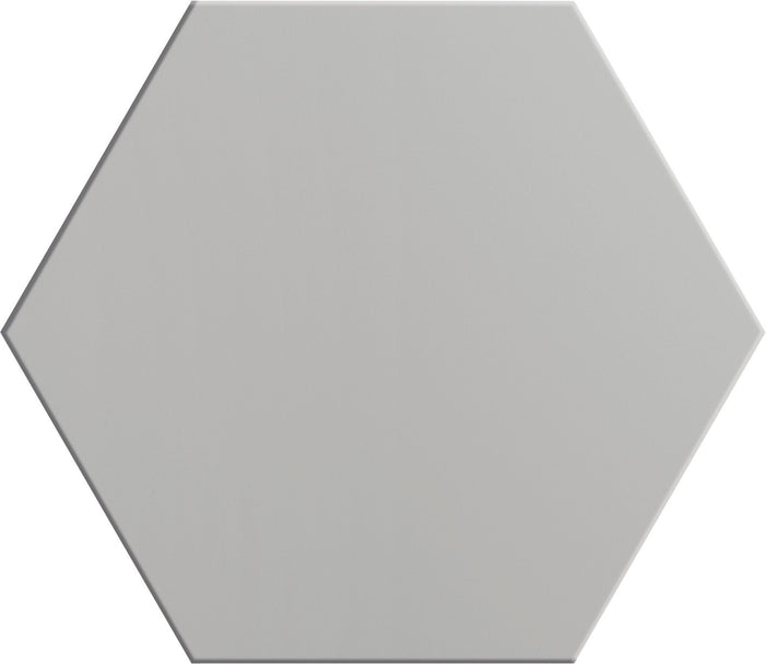 Emser Heksa 8"x9" Hex Silver