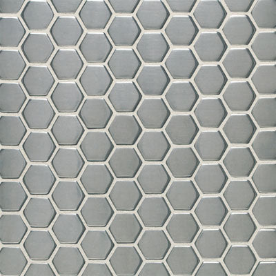 Daltile Metallica 1" X 1" Hexagon Br Stainless St