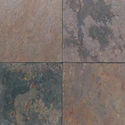 Daltile Slate 16" X 16" Indian Mlticolr