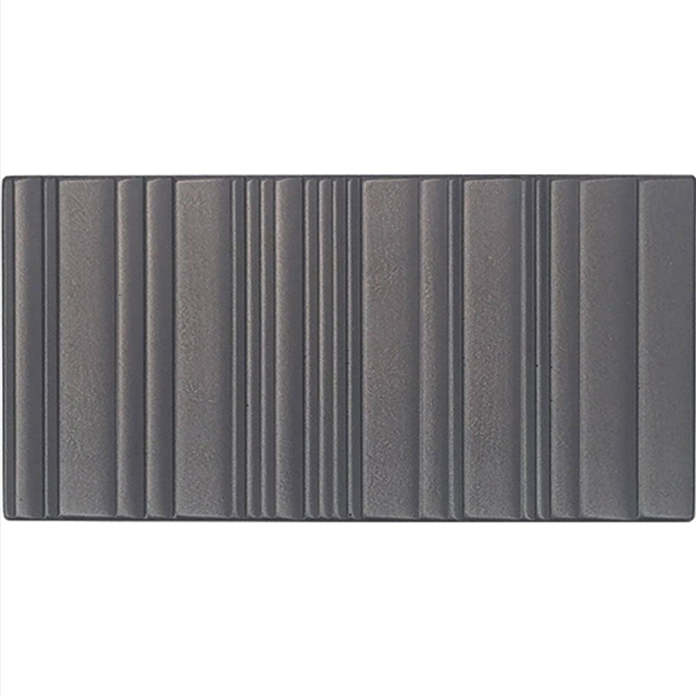 Daltile Industrial Metals 3" X 6" Grooved Iron