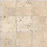 Daltile Travertine 6" X 6" Tumbled Ivory Classico