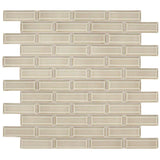 Daltile Revalia Remix 2" X 6" Brick Joint Beveled Jubilee Beige