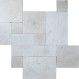 Bedrosians Travertine 3cm Paver Set 8"x8" - 8"x16" - 16"x16" - 16"x24"  Menia Cream