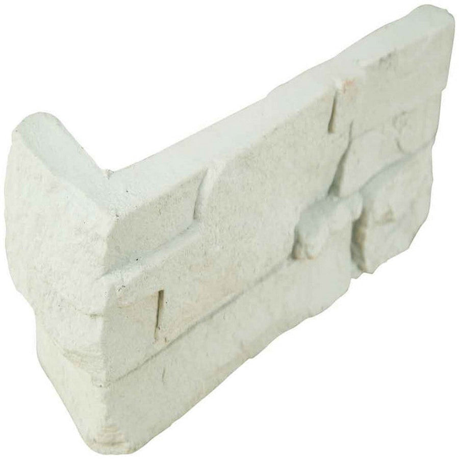 MS International Stacked Stone 12" x 12" Corner Copen Snow