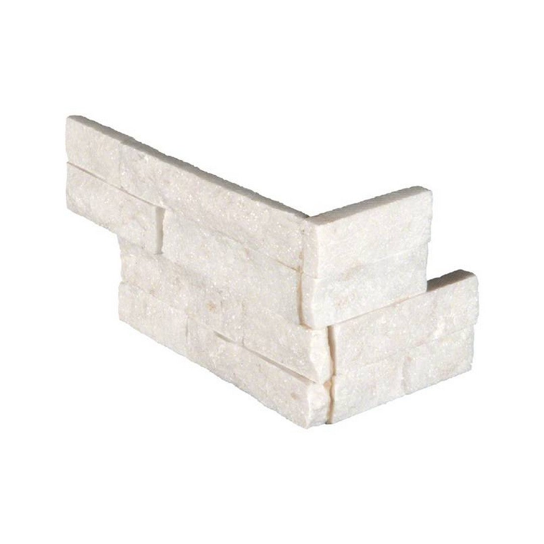 MS International Rockmount 6" x 18" Ledger Corner Arctic White