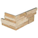 MS International Rockmount 6" x 12" 3D Ledger Corner Casa Blend Honed