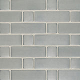 Daltile Metallica 12" X 12" Large Basketweave Br Stainless St