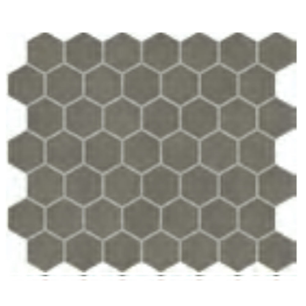 Marazzi Moroccan Concrete 1.5" Hexagon Mosaic Light Moss