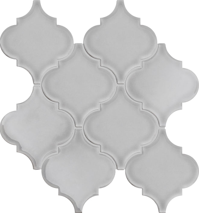 Emser Morocco 10"x11" Arabesque Mosaic 4.6"X5.3" Silver