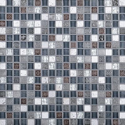 Daltile Marvel 12" X 12" Straight Joint Mosaic Illusion