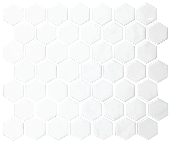 Marazzi Artezen 1.5" Hexagon Elegant White