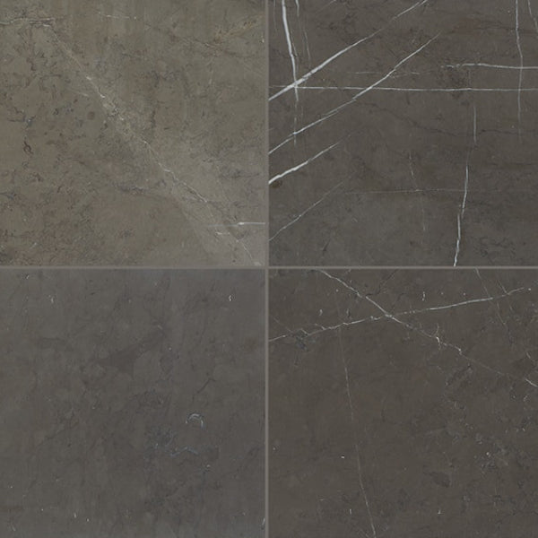 Daltile Marble 12" X 12" Honed Antico Scuro