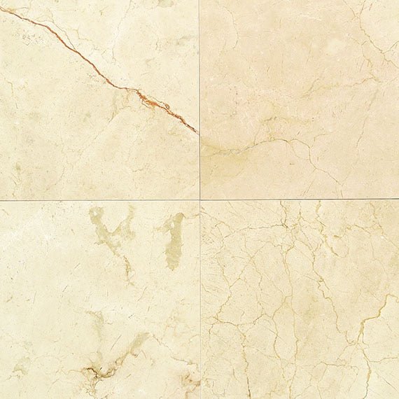 Daltile Marble 12" X 12" Honed Crema Marfil Cl