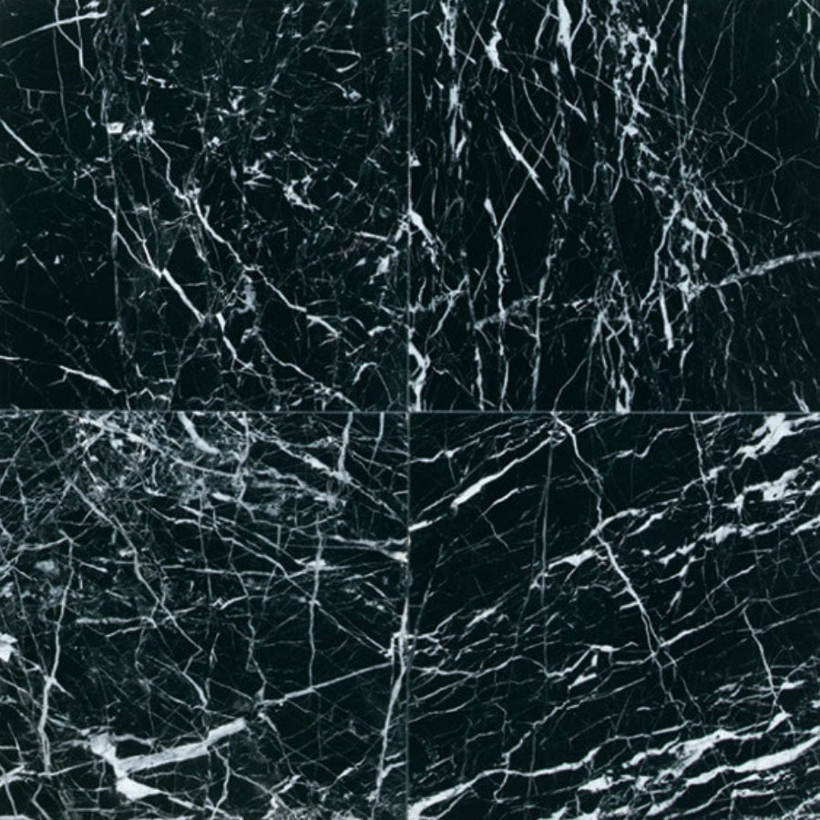 Daltile Marble 12" X 12" Polished China Black