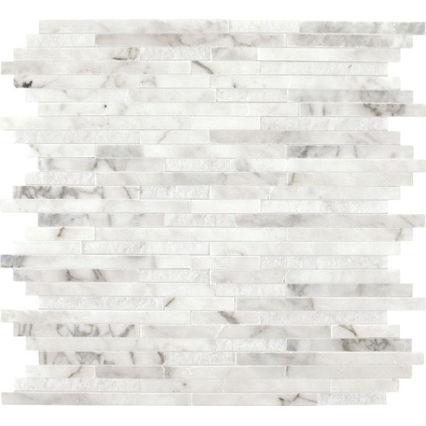 Daltile Marble 12" X 12" Random Linear Venetian Calacatta