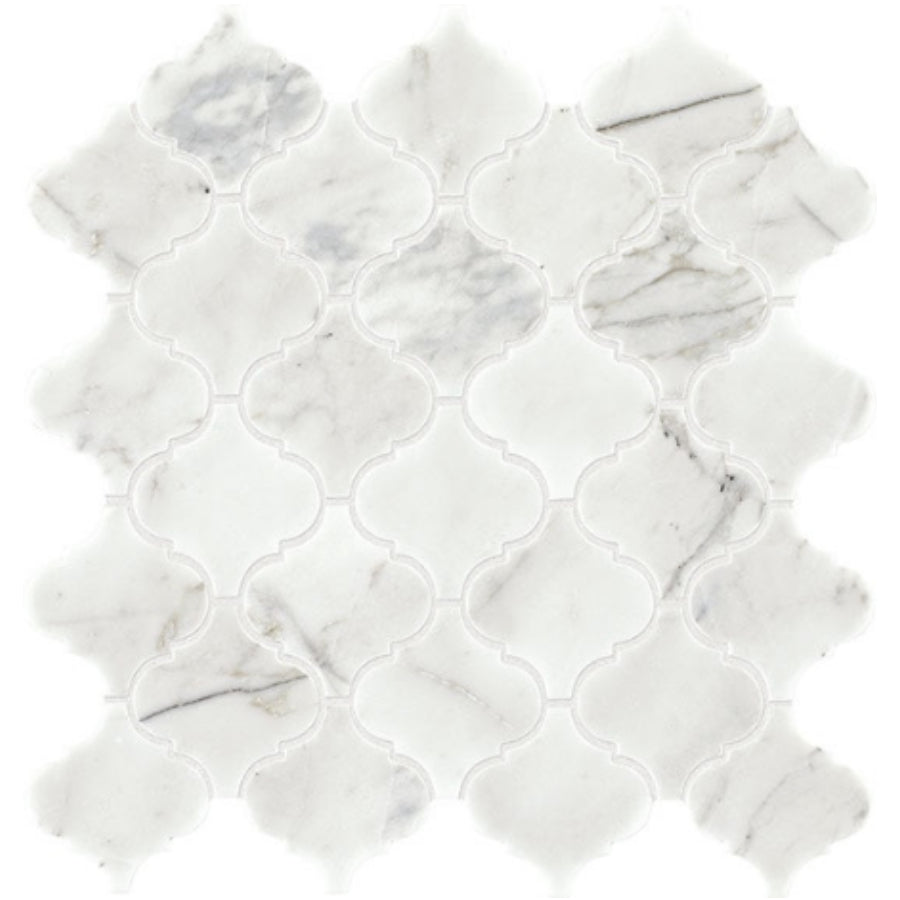 Daltile Marble 3" X 3" Baroque Venetian Calacatta