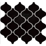 Daltile Color Wheel Retro 3" X 3" Arabesque Matte Matte Black