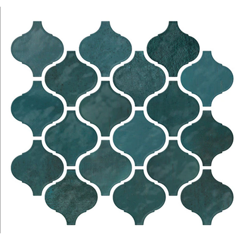 Daltile Mesmerist 3" X 3" Arabesque Mosaic Mystique