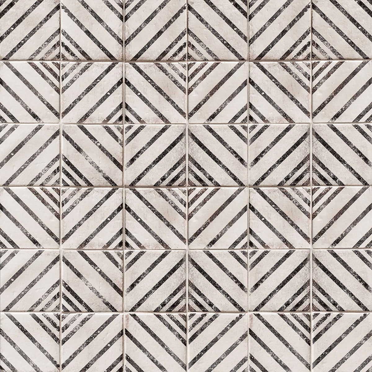 Bedrosians Vivace 4" x 4" Decorative Tile Motif Rice