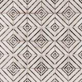 Bedrosians Vivace 4" x 4" Decorative Tile Motif Rice