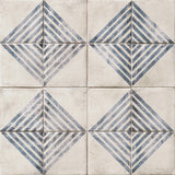 Bedrosians Vivace 9" x 9" Decorative Tile Roads Atlantic