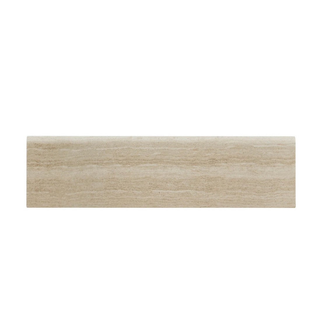 MS International Charishma 3" x 18" Bullnose Matte White