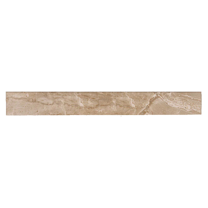 MS International Onyx 3" x 18" Bullnose Matte Sand