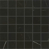 Daltile Marble Attache 2" X 2" Straight Joint Nero