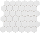 Emser Rezone 11"x13" Hexagon Mosaic 2"x2" Matte White