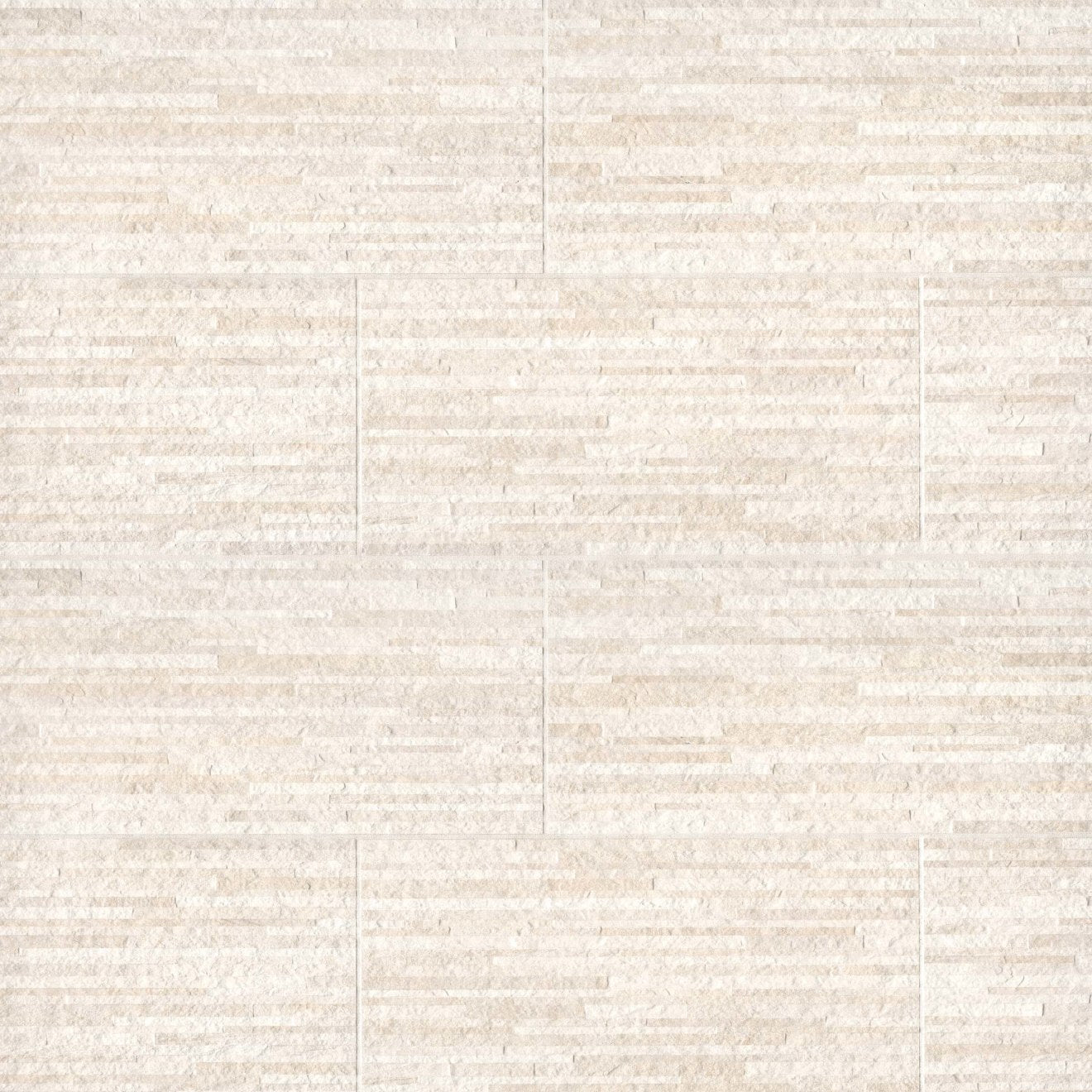 Bedrosians Purestone 12" x 24" Muretto Textured Beige