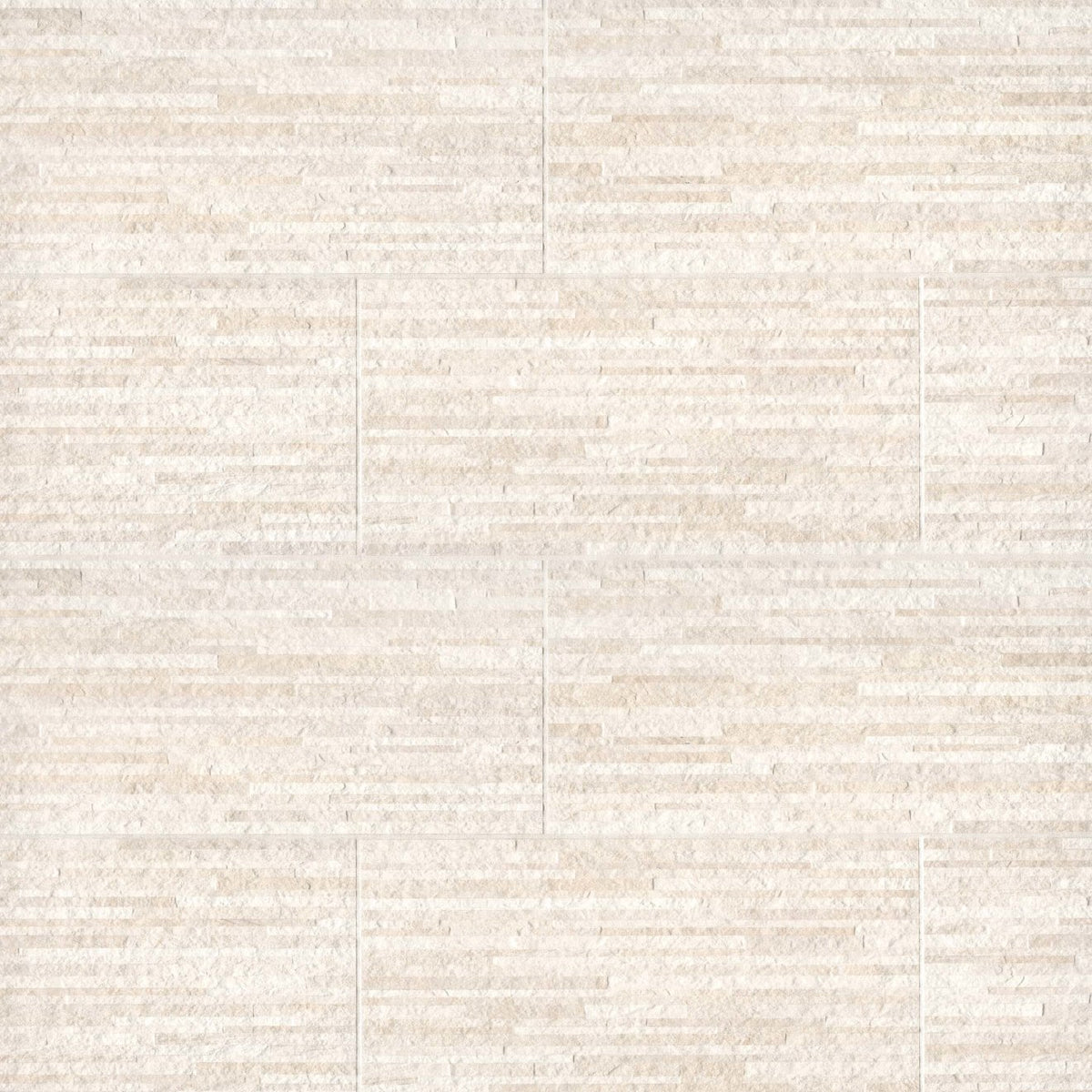 Bedrosians Purestone 12" x 24" Muretto Textured Beige