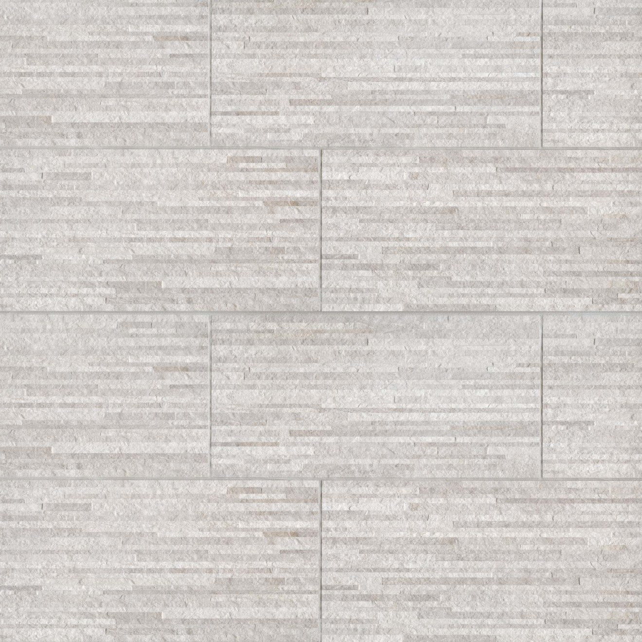 Bedrosians Purestone 12" x 24" Muretto Textured Grigio