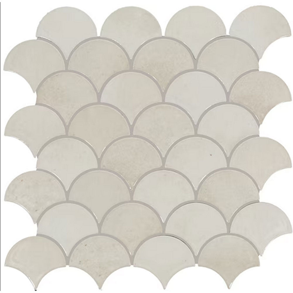 Daltile Miramo 13" X 13" Fan Pearl