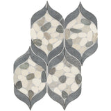 Daltile Pebble Oasis 15" X 12" Petal Pebble Harbor