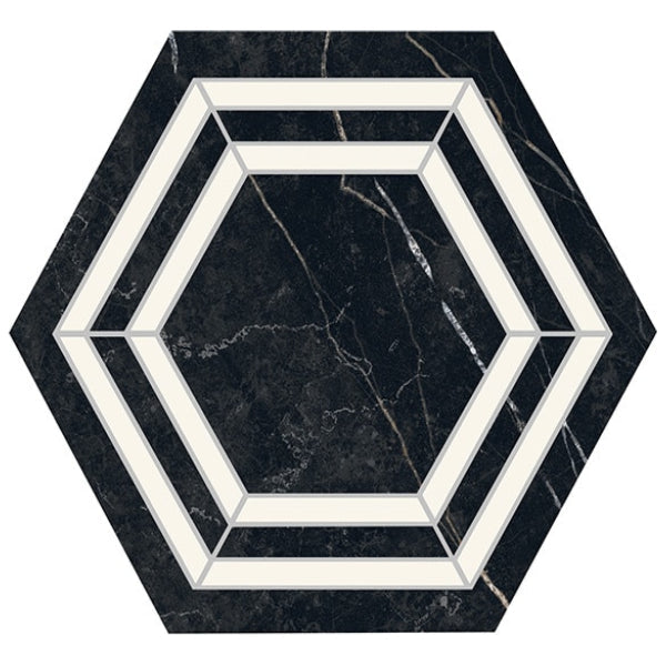 Daltile Perpetuo 8" Deco Tuxedo